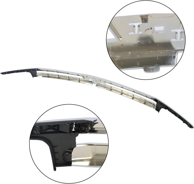 Findmall Chrome Front Upper Bumper Grille Trim Replacement for Suburban and Tahoe