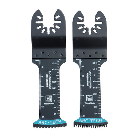 Findmall 10-Piece Oscillating Tool Blades Blue Shock Tool Oscillating Saw Blade Combination for Cutting Metal, Wood and Plastic