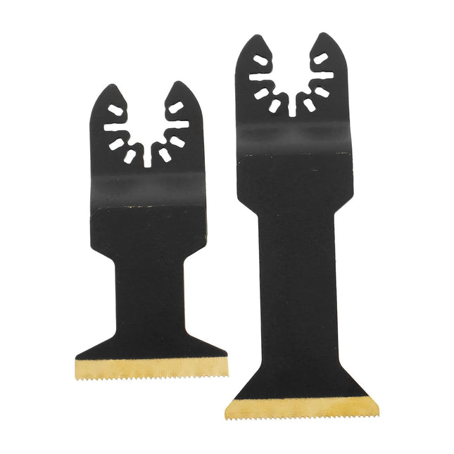 Findmall Universal 55PCS Oscillating Multitool Blade Ordinary and Titanium Coated Saw Blade- Cuts Wood, Metal, Plastic 6 Types Saw Blades Quick Change Compatibility with Most of Oscillating Multi-tool