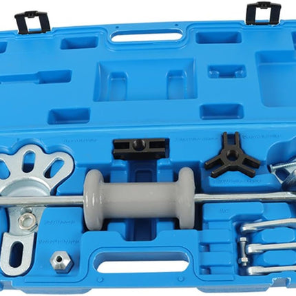Findmall 9-Way Slide Hammer Puller Kit - Auto Wrench Adapter for Axle Bearings, Front/Rear Wheel Hub Remover & Dent Shaft Puller Tool Set