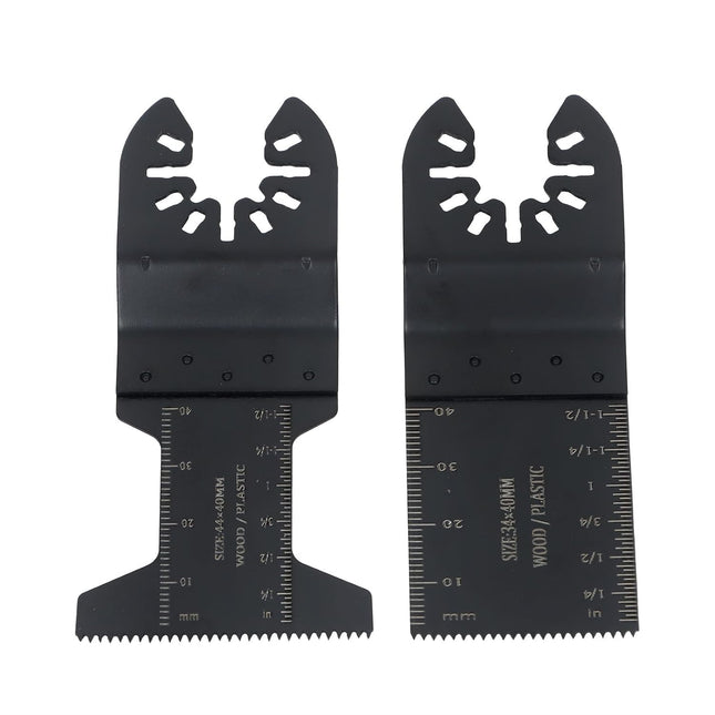 Findmall 30-Piece Set of Steel Oscillating Multi Tool Saw Blades Set Oscillating Saw Blades Fit for Cutting Wood, Plastic, and Metal