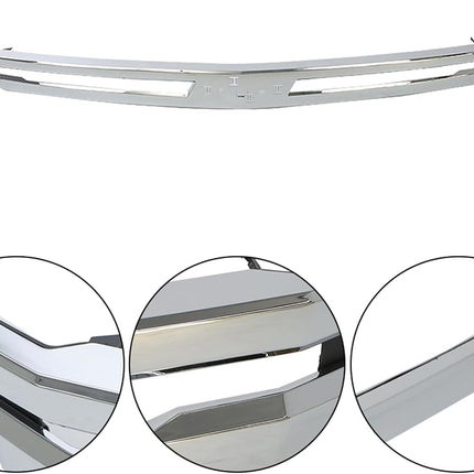 Findmall Chrome Front Upper Bumper Grille Trim Replacement for Suburban and Tahoe