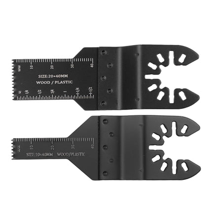 Findmall 96 Pcs Oscillating Saw Blade Suit, Oscillating Tool Blades with Sandpaper, High Carbon Steel, for Metal, Wood, Plastic