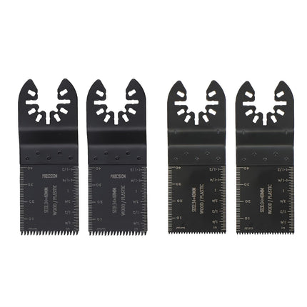 Findmall 104PCS Oscillating Tool Blades Kit with Titanium and Japanese Tooth - Wood Metal Cutting Blades and Sandpaper Accessories