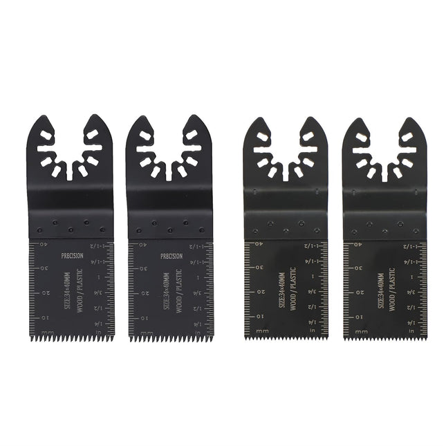 Findmall 104PCS Oscillating Tool Blades Kit with Titanium and Japanese Tooth - Wood Metal Cutting Blades and Sandpaper Accessories