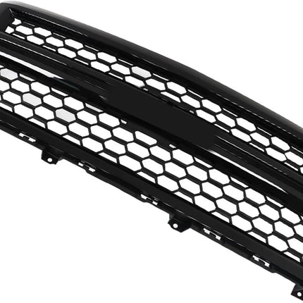 Findmall Glossy Black Honeycomb Front Upper Grille Replacement for Silverado 1500 LT, LTZ and WT 2014-2015