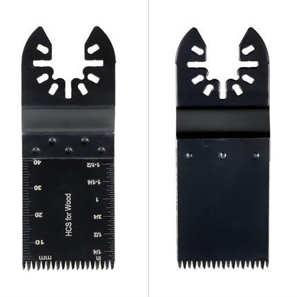 Findmall 50Pcs Metal Wood Oscillating Multitool Quick Release Saw Blade Fit for Universal Treasure Oscillating Tools