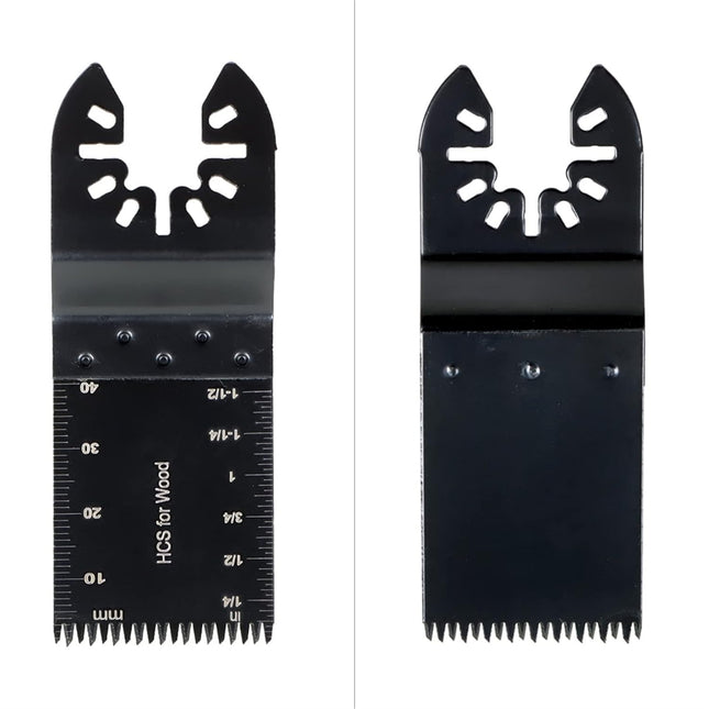 Findmall 50Pcs Metal Wood Oscillating Multitool Quick Release Saw Blade Fit for Universal Treasure Oscillating Tools