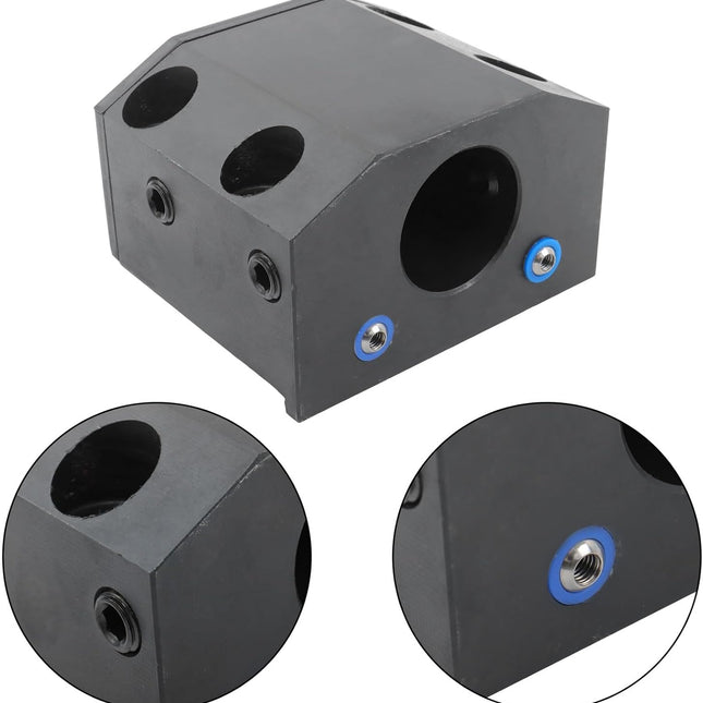 Findmall  BOT20 Turret Tool Holder Block, with 5 Pieces C Reduction Sleeves | 1-1/2 Inch Bore, for CNC Lathe