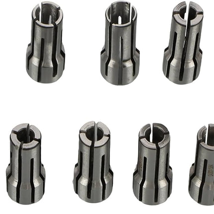 Findmall 14 Pack DA300 Accuracy Collet Set 3/64" - 1/4" by 1/64" Increments, 1/64" Collapse Range, Double Angle CNC Collet for Drilling, Tapping, and Grinding