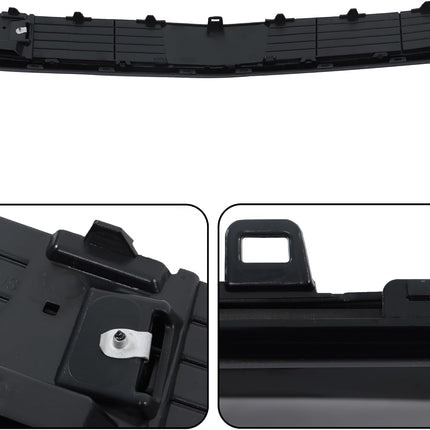 Findmall Glossy Black Front Bumper Grille Hood Molding and Lower Face Bar Kit Replacement for Escalade 2015-2020 GM1235129
