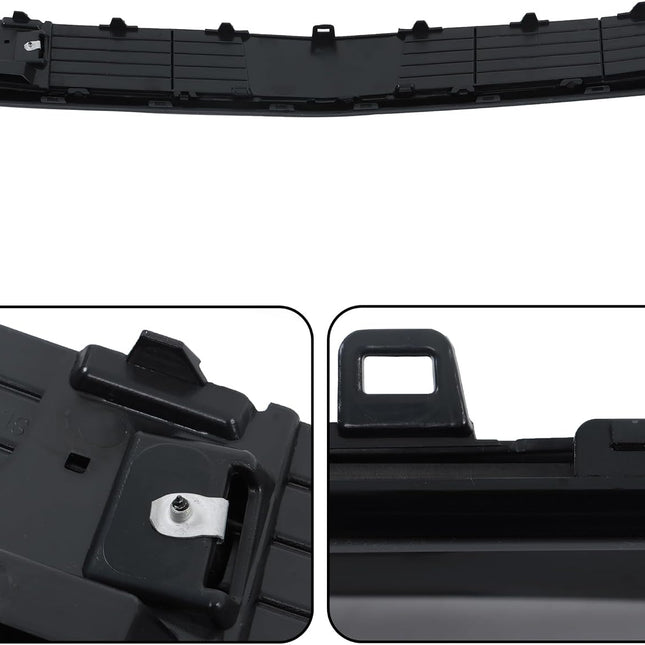 Findmall Glossy Black Front Bumper Grille Hood Molding and Lower Face Bar Kit Replacement for Escalade 2015-2020 GM1235129