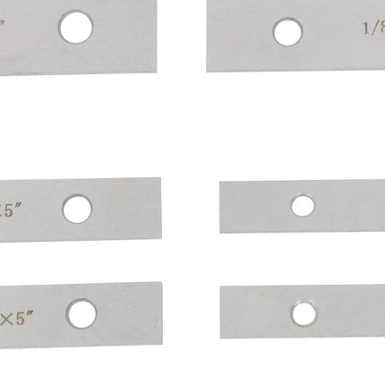 Findmall 10 Pair 1/8" x 5" Precision Steel Parallel Set with 1-2-3 Blocks, Hardened Tool Steel Machinist Gauge Set, 0.0003" Parallelism for Milling & Inspection