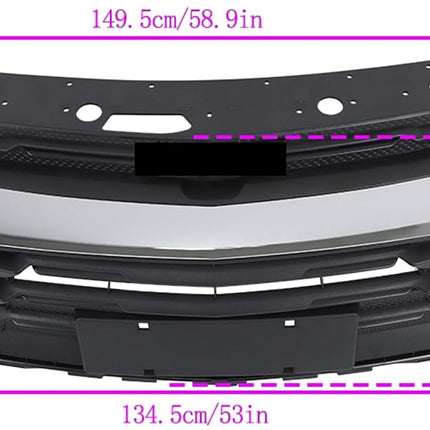 Findmall Chrome Front Upper Bumper Grille Replacement for Trailblazer 2021-2023