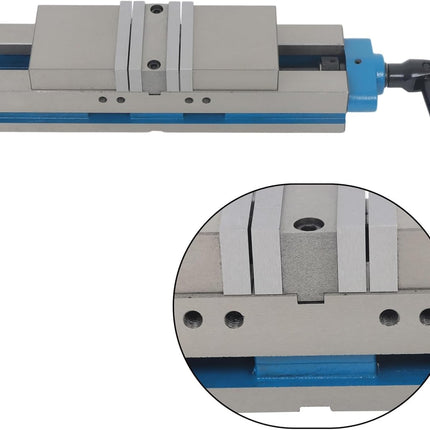 Findmall 4 Inch CME Double-Station Vise for Milling Machine, Q93100 Tight Machine Vise, Workholding for Simultaneous Milling Operations