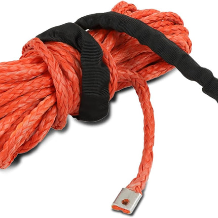 Findmall Synthetic Winch Rope Cable, 5/16IN x 50FT Winch Rope Line Cable, 12000lbs Winch Line for ATV UTV SUV