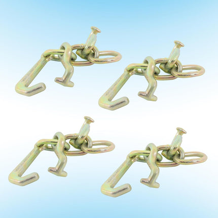 Findmall 4-Pcs Trailers Pull RTJ G70 Towing Hooks Replacement for J Hook T Hook R Hook Heavy Duty Wrecker Towing Truck Hauler