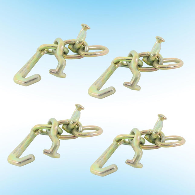 Findmall 4-Pcs Trailers Pull RTJ G70 Towing Hooks Replacement for J Hook T Hook R Hook Heavy Duty Wrecker Towing Truck Hauler