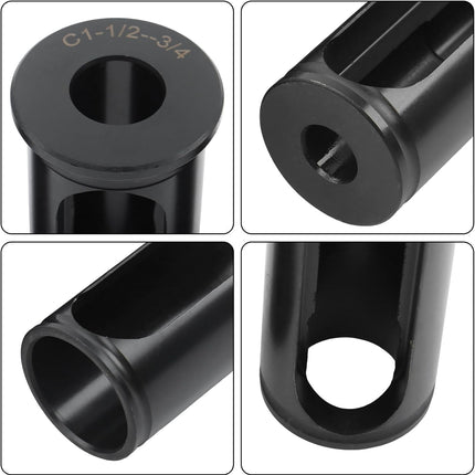 Findmall  BOT20 Turret Tool Holder Block, with 5 Pieces C Reduction Sleeves | 1-1/2 Inch Bore, for CNC Lathe