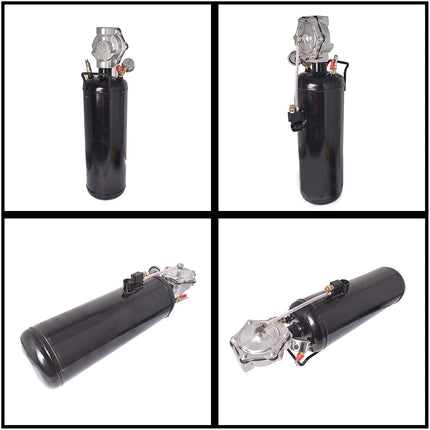 8L 2.1 Gallon Handheld Tire Bead Seater Air Blaster Tool Trigger Seating Inflator for Vehicle Car Truck Tractor RV ATV Black