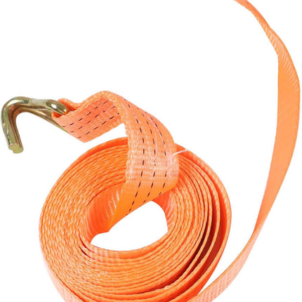 Orange Ratchet Belt, 1.5Inch * 15Ft 4000 Pound Ratchet, Heavy Duty Slings, 10PCS