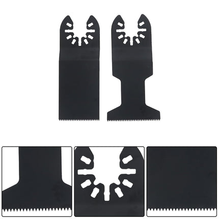 Findmall 30-Piece Set of Steel Oscillating Multi Tool Saw Blades Set Oscillating Saw Blades Fit for Cutting Wood, Plastic, and Metal