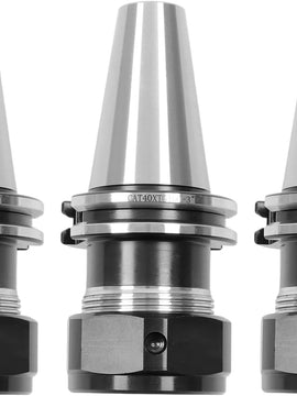 Findmall  3Pcs Collet Chuck Set CAT40-TG100 3 Inch | Fit for CNC Engraving Machine and Milling Lathe Tool