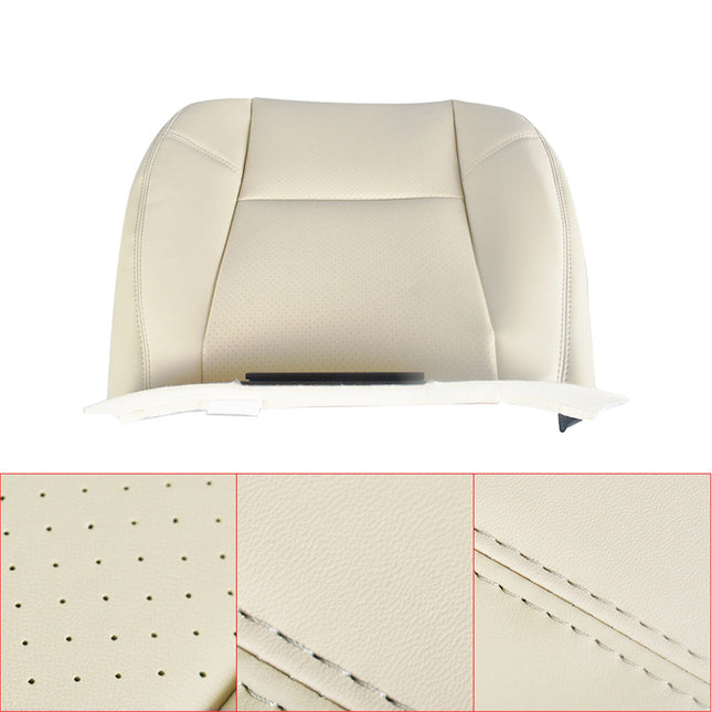 Findmall Driver Side Bottom Seat Cover Tan Leather Replacement for 2007 2008 2009 2010 2011 2012 2013 2014 Escalade ESV EXT 0159CHVTSSTDSBTL