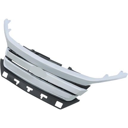 Findmall Chrome Grille Front Lower Bumper Grille Molding Replacement for Fusion 2010 2011 2012