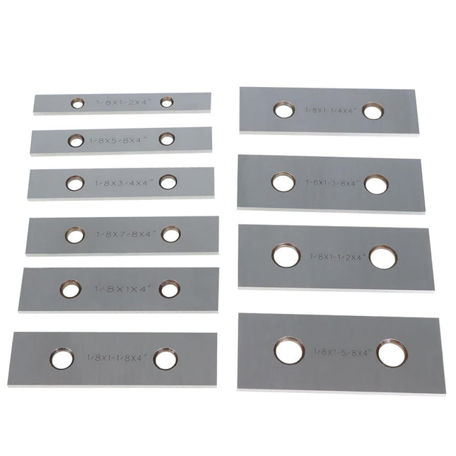 Findmall 10 Pair 1/8" x 4" Precision Parallel Block Set, ±0.0002" Hardened Alloy Steel Machinist Gage Gauge Tool Blocks with Storage Box