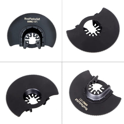Findmall 50Pcs Metal Wood Oscillating Multitool Quick Release Saw Blade Fit for Universal Treasure Oscillating Tools