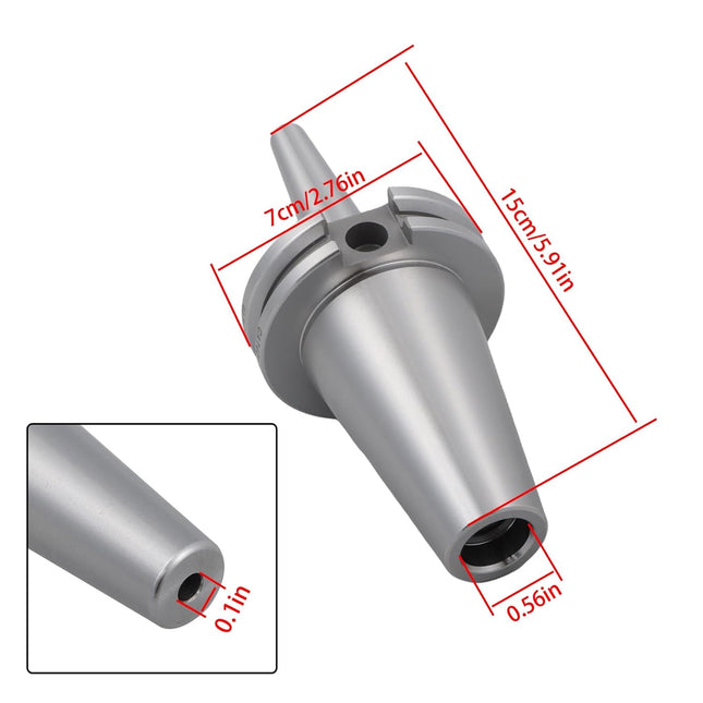 Findmall  CAT40 End Mill Holder, G2.5/25000RPM Balance | 1/8 Inch Shank Diameter, CME Taper Shrink Tool Holder