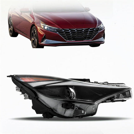 Findmall Headlight Assembly for 2021–2022 Hyundai Elantra Front Right Passenger Side, Replaces 92102-AB000