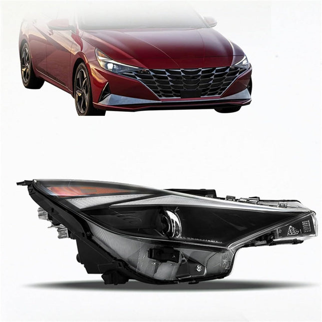 Findmall Headlight Assembly for 2021–2022 Hyundai Elantra Front Right Passenger Side, Replaces 92102-AB000