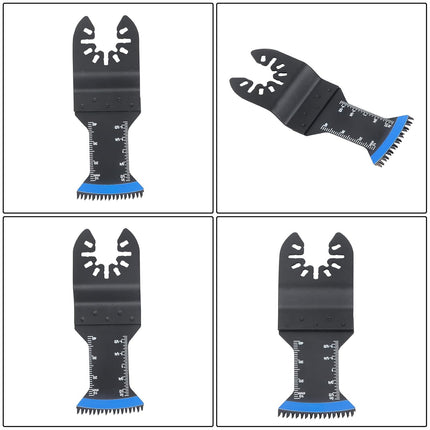 Findmall 20 Piece Set of Oscillating Curved Blade Saw Blades Fit for Cutting Wood, Plastic, and Metal