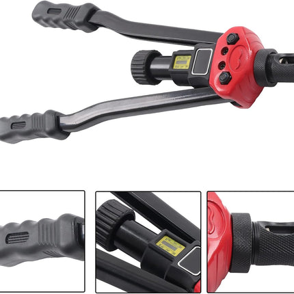 Findmall 16 Inch Rivet Nut Tool, 15 Metric and SAE Mandrels | 281 Sets of Rivet Nuts Combination, Sturdy and Portable Box