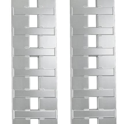 findmall 60 inch X 12 inch Aluminum 1 Pair Ramps Trailer Ramps 6000LBS Hook Ramp Attachment End