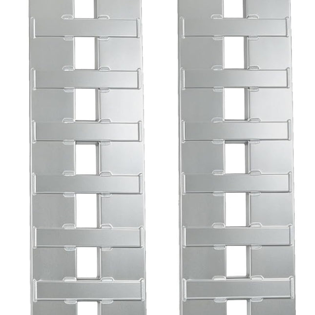 findmall 60 inch X 12 inch Aluminum 1 Pair Ramps Trailer Ramps 6000LBS Hook Ramp Attachment End