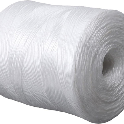 Findmall 6300ft 156lbs Tensile Strength Polypropylene Tying Twine White, Soft On Hands, Heavy Duty Outdoor or Indoor Tie Line for Baling, Shipping, Bundling Twine, Packaging Rope