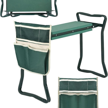 Findmall Garden Kneeler and Seat Folding Gardening Stool Multifunctional Gardens Kneeling Bench for Kneelings and Sitting