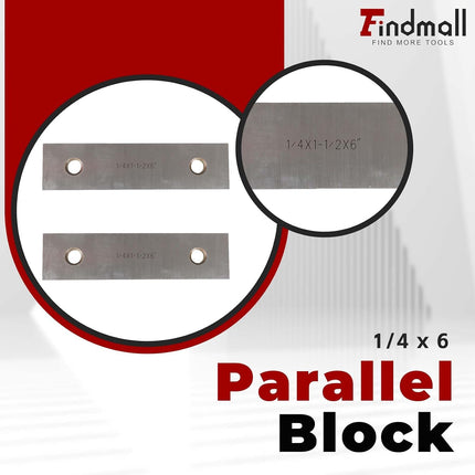 Findmall 9 Pair 1/4 x 6 Accuracy Parallel Block Set .0002 Hardened Gage Gauge Tool Set