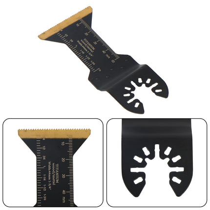 Findmall 15-Piece Set of Oscillating Saw Blades Extended Titanium-Coated Saw Blades Fit for Cutting Wood, Plastic, and Metal