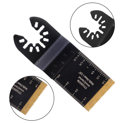 Findmall 27-Piece Oscillating Tool Blades Kit – Multi-Material Cutting Set with Fine, Bimetal and General Use Blades (35mm, 45mm) Constructed from High-Carbon Steel