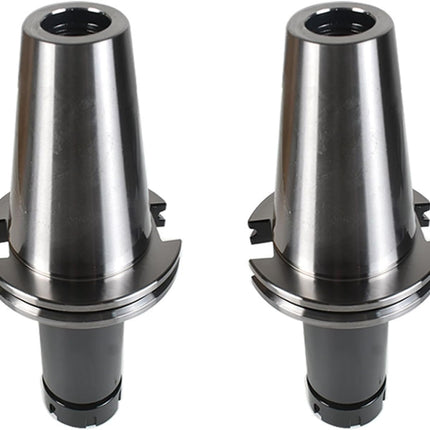 Findmall 2Pcs Collet Chuck CAT50-ER32-150 Tool Holder Set | 1-8 Thread, Fit for CNC Engraving Machine and Milling Lathe Tool