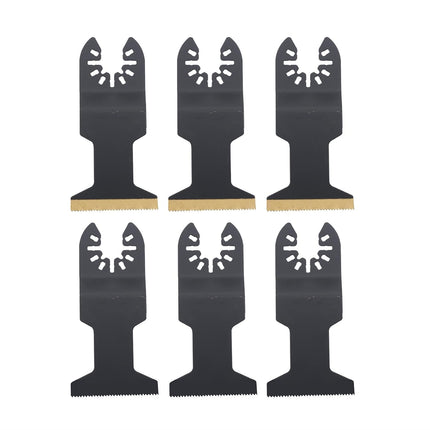 Findmall 37PC Oscillating Tool Blades Set - High Carbon Steel, Universal Quick Release, 10 Types for Wood/Metal/Plastic Compatibility with Most of Oscillating Multi-Tools