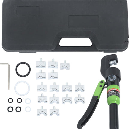 Findmall YQK-70 Wire Crimper with 9 Pairs of Dies Hydraulic Crimping Tool Fit for Welding Cables, Electrical Cables and Power Wires