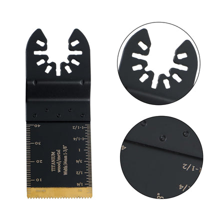 Findmall 20pcs Set Oscillating Saw Blades, Fit for Wood Metal Plastic Cutting, Compatibility with Most of Oscillating Multi-Tools