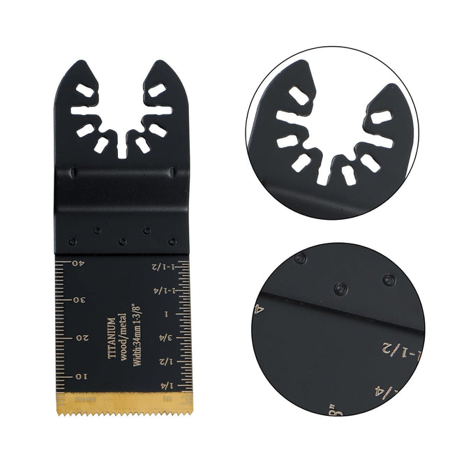 Findmall 20pcs Set Oscillating Saw Blades, Fit for Wood Metal Plastic Cutting, Compatibility with Most of Oscillating Multi-Tools