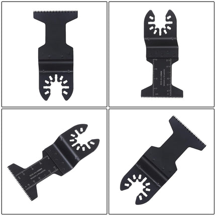 Findmall Oscillating Saw Blades 100Pcs (40 of 1-3/4, 60 of 1-3/8), for Wood, PVC, Nails, Drywall, Door Jamb