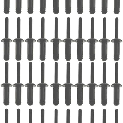 Findmall 41 Piece Plastic Poly Rivet Gun Quick Fix Riveting Machine Hand Tool Asorted Set